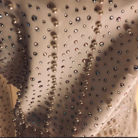 White sequinned party dress - Picture 5 of 5